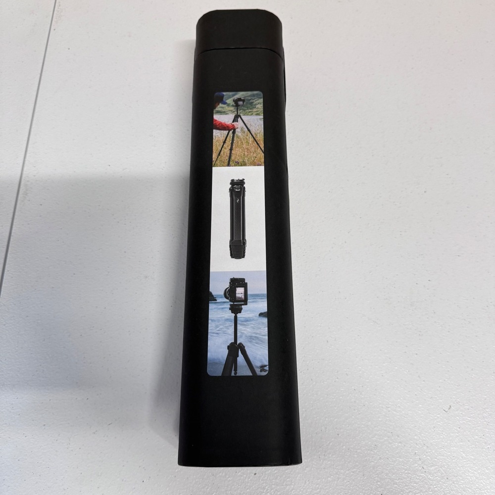 Box only Peak Design Travel Tripod Black Carbon Fiber Compact